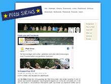 Tablet Screenshot of pfadi-sirius.ch